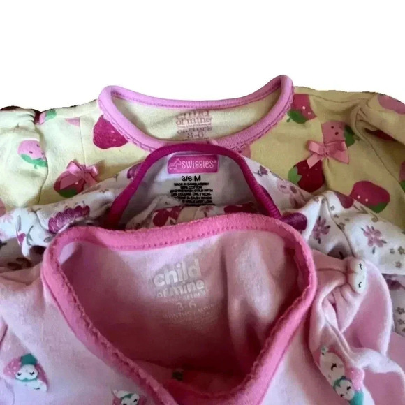 🌟 Baby Girl Mixed Brands Sleepwear Bundle Lot Sz 3/6 months 🌟 - Picture 6 of 6